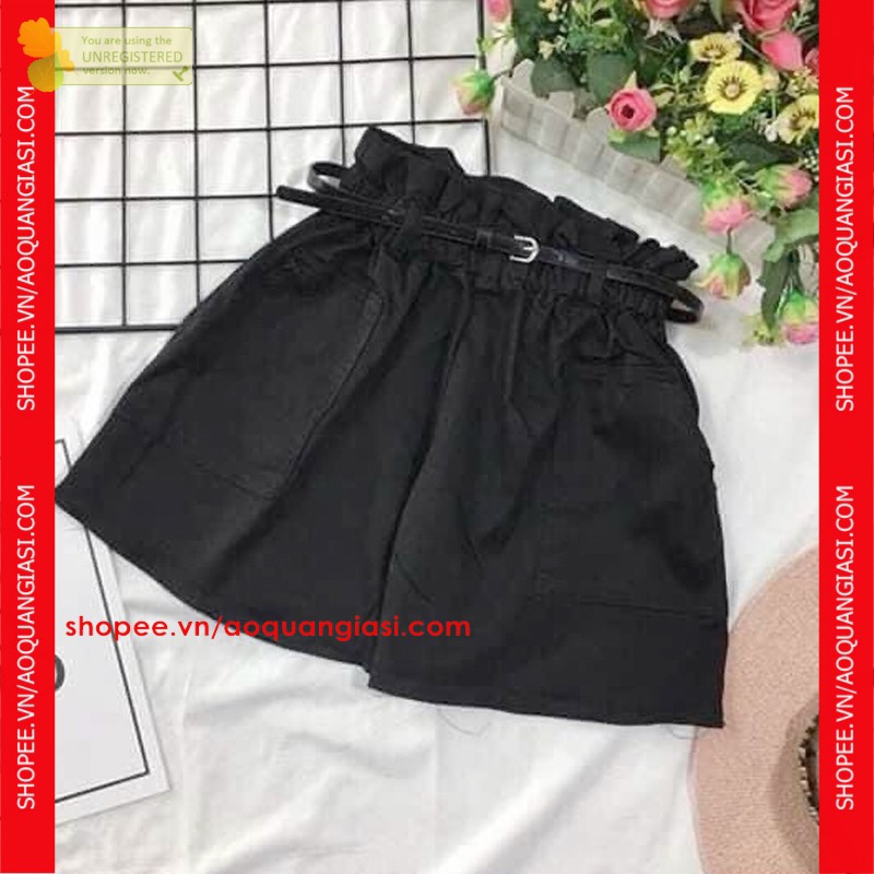 quần sọt nữ lưng thun túi lớn mt1081, mt381 dễ thương, xinh xắn aoquangiasi.com