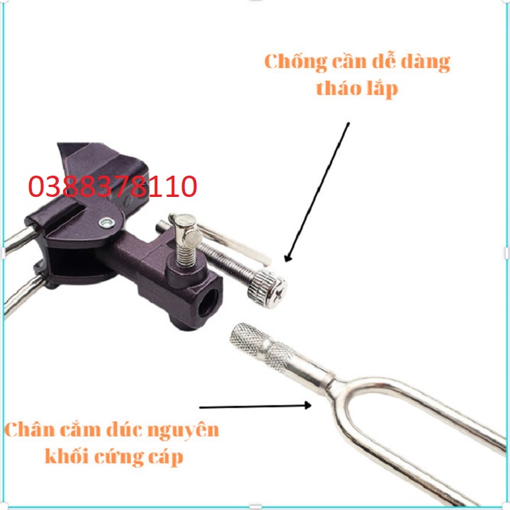 Chống Cần Câu Cá Siêu Bền Xoay Đa Hướng