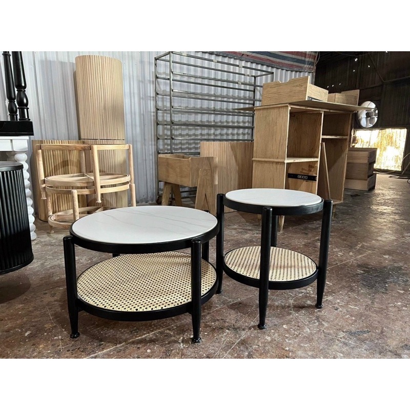 Bàn sofa decor cao cấp gỗ sồi