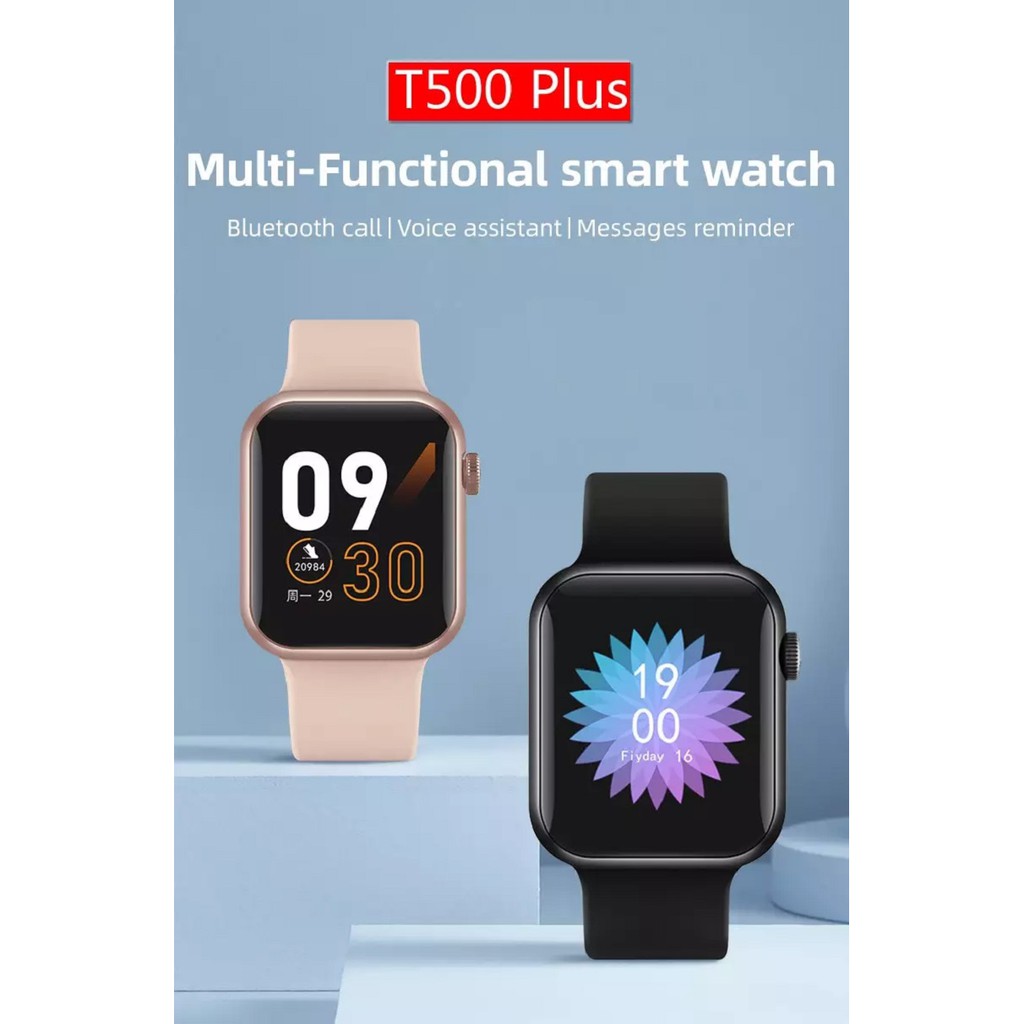 Đồng hồ thông minh T500 Plus (Bản Chính Thức) kiểu dáng Watch series 5, bản nâng cấp,Màn Hình 1.54 Có Tiếng Việt