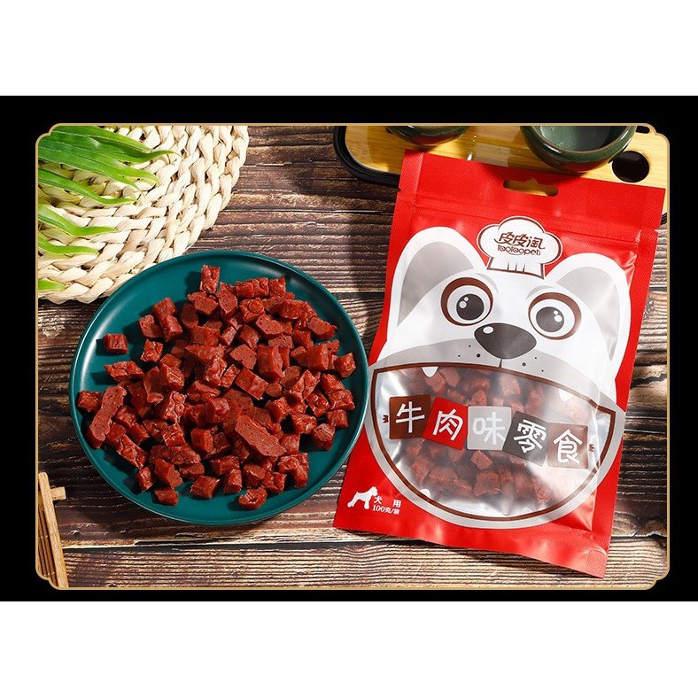 Bánh thưởng thịt bò viên dành cho chó mèo