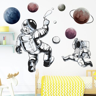 Giấy Dán Tường Hình Phi Hành Gia Đẹp Mắt