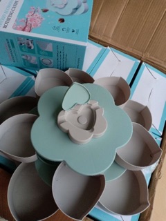 Khay mứt 2 tầng 10 cánh