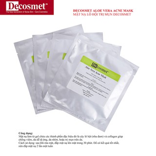 Decosmet aloe vera acne mask - mặt nạ lô hội