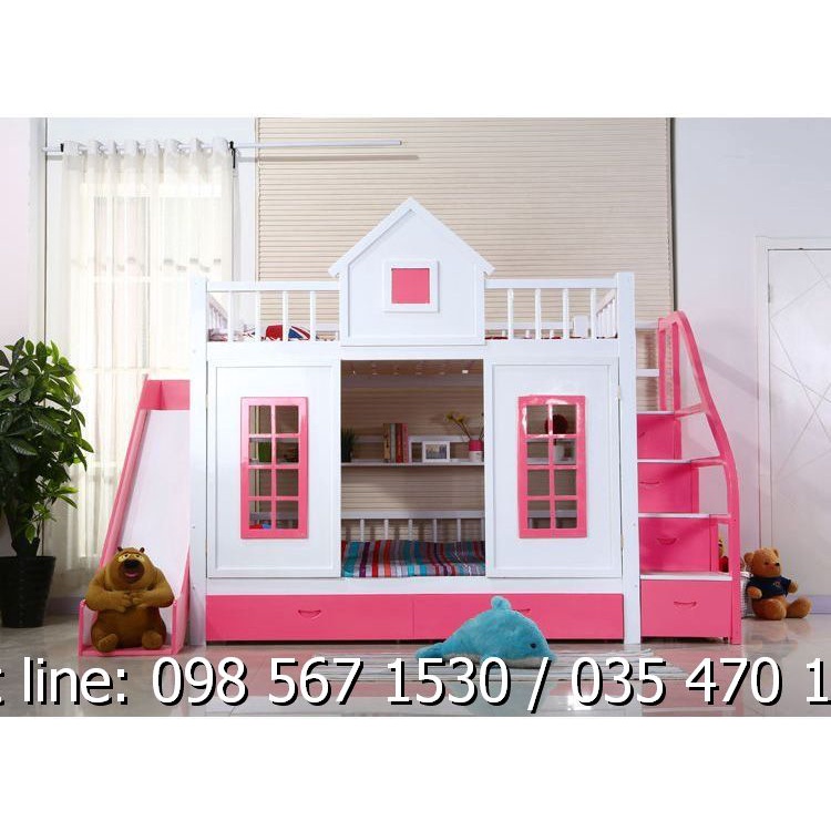 Giường tầng bé gái