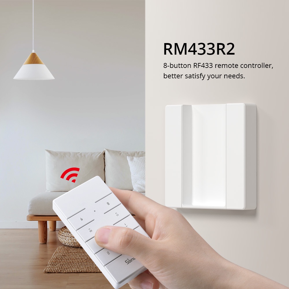 Điều Khiển Từ Xa Đa Năng Sonoff RM 433  Choose RM433, Mua Hàng, Đế Choose RM433BASE