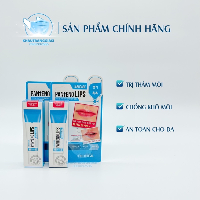 (New) Son dưỡng ẩm làm hồng môi Labocare Panteno Lips