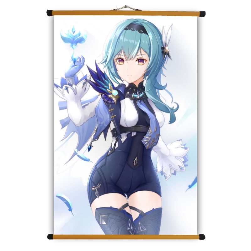 Poster Vải Eula Genshin Impact