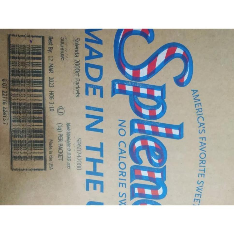 Đường ăn kiêng keto tiểu đường Splenda Mỹ DATE 2023 - 100 gói | BigBuy360 - bigbuy360.vn