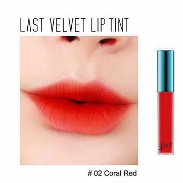 Son Kem Lì Bbia Last Velvet Lip Tint màu 02- Đỏ Cam ( chính hãng)