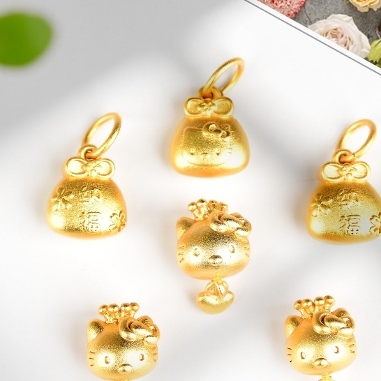 Túi Nhỏ Giọt Tự Làm Mặt Dây Chuyền Vòng Tay Trang Sức Bện Thủ Công Mặt Hình Mèo Màu Vàng Cát Bảo Quản Chống Oxy Hóa Không Gây Dị Ứng @-