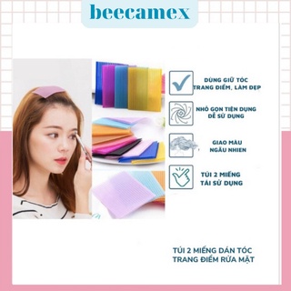 Set 2 miếng dán tóc kẹp tóc mái Hàn Quốc thời trang cho nữ