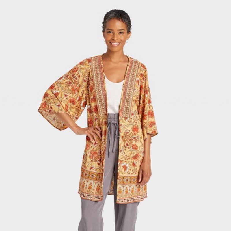 Áo khoác kimono nữ xuất khẩu