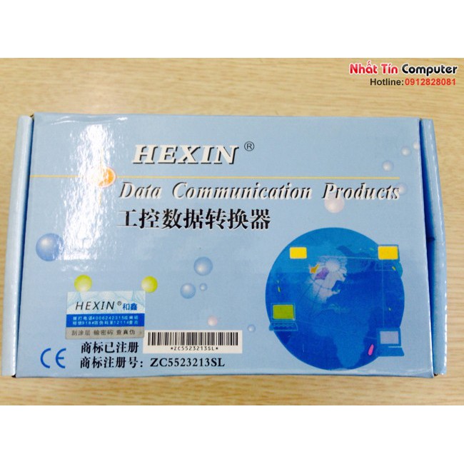 Bộ chuyển đổi tín hiệu RS232 sang RS-485 Hexin HXSP-485