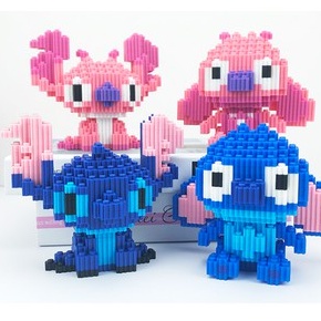 ĐỒ CHƠI XẾP HÌNH LEGO 3D MÔ HÌNH ĐỘNG VẬT THU NHỎ SIÊU DỄ THƯƠNG- LILO &amp; STITCH