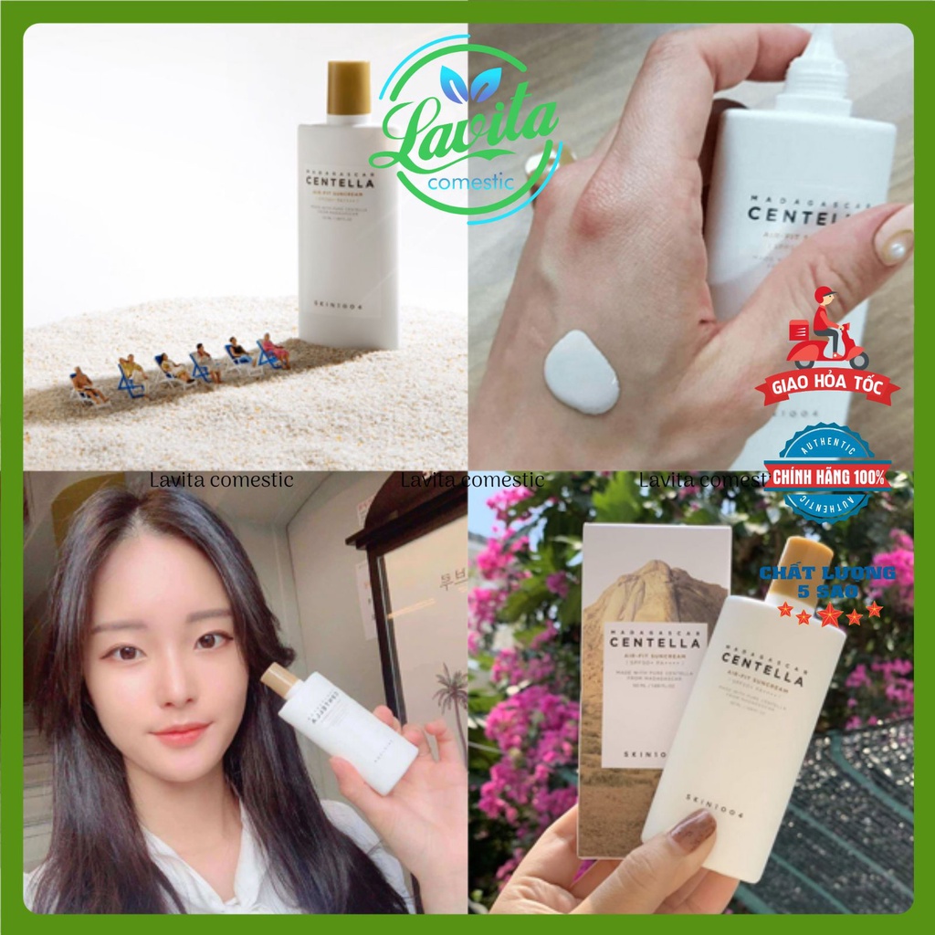 Skin1004  - Kem Chống Nắng Skin1004 Madagascar Centella -  Chiết Xuất Rau Má Mỏng Nhẹ, Không Trôi