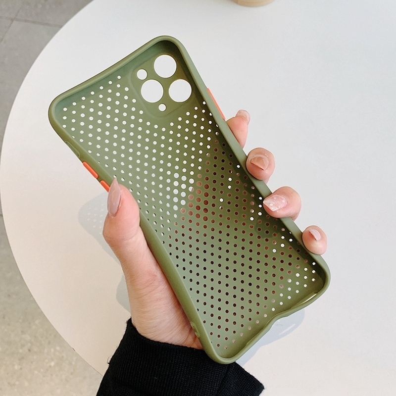 Ốp điện thoại kiểu tổ ong tản nhiệt nhiều màu lựa chọn cho  iPhone 6/6s/7/8/6 Plus/6s Plus/7 Plus/8 Plus