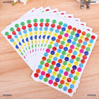 Set 10 tấm sticker hình mặt cười dễ thương cho bé