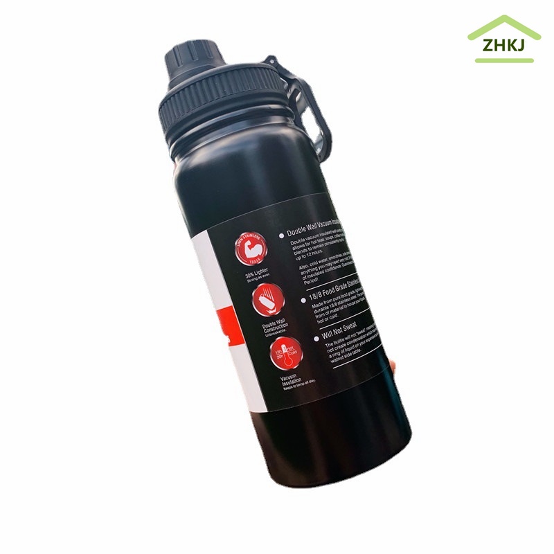 Bình Nước Giữ Nhiệt Bằng Thép Không Gỉ Dung Tích 600ML 800ML 1000ML 4 Màu Tùy Chọn