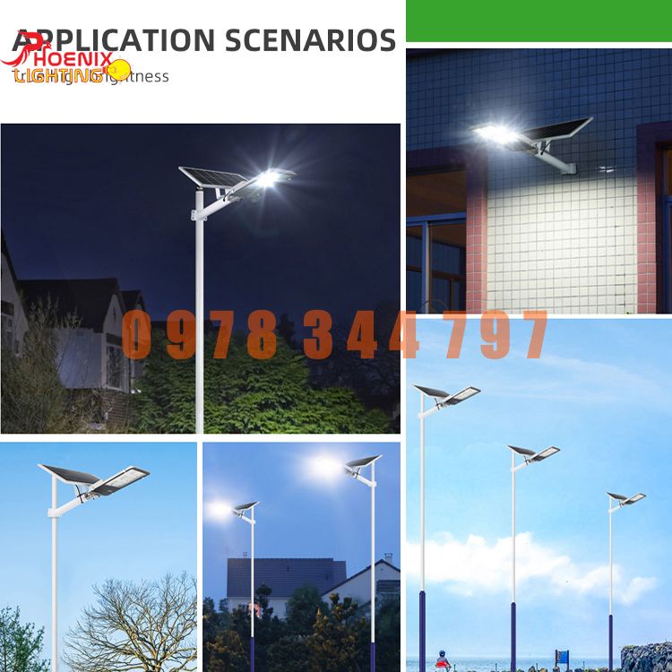 Đèn Năng Lượng Mặt Trời Cao Cấp Solar Light - Đèn Bàn Chải - Chính Hãng - BH 12 Tháng
