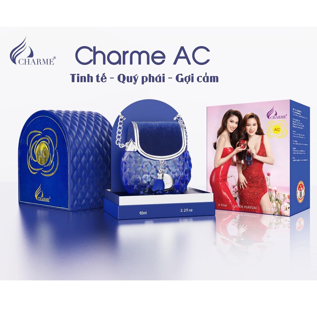 Nước hoa Charme AC xanh 65ml