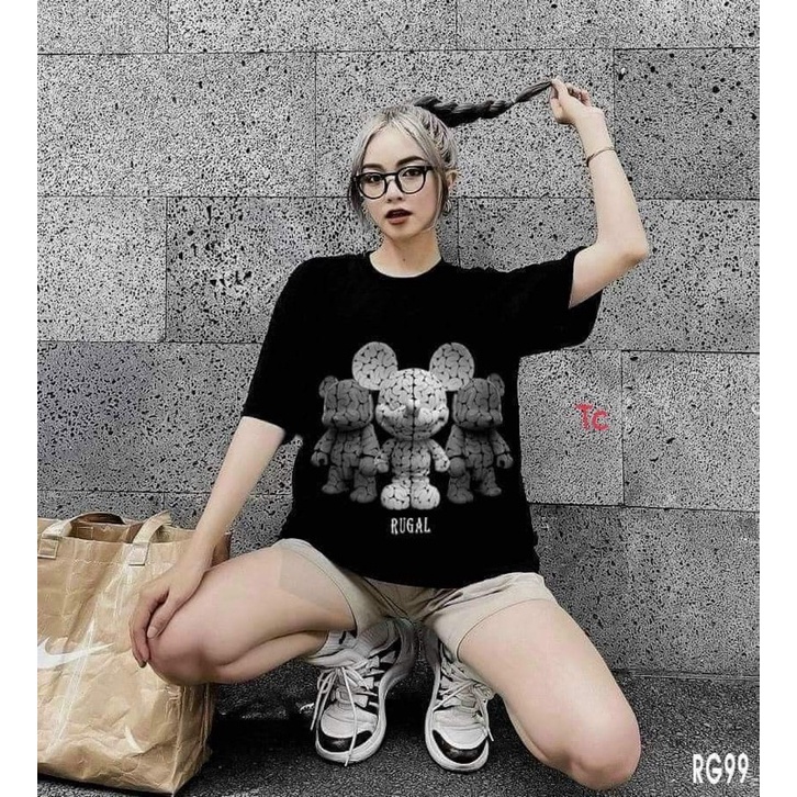 Áo thun tay lỡ michki đá TC12