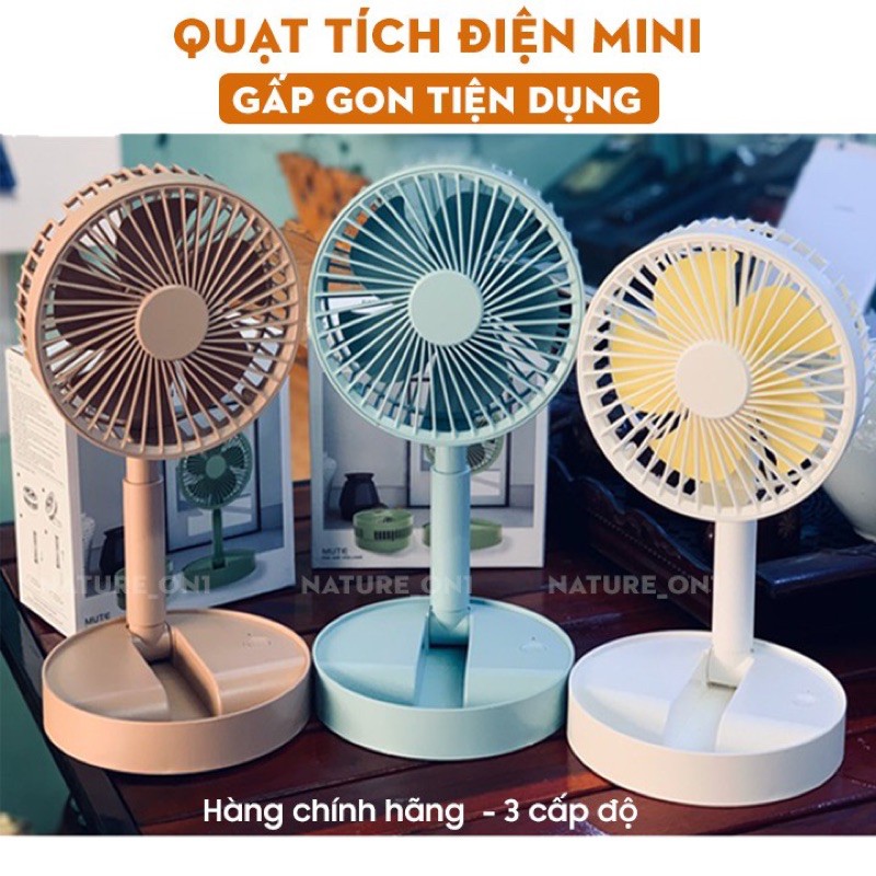 QUẠT MINI TÍCH ĐIỆN ĐỂ BÀN TIỆN LỢI-3 TỐC ĐỘ GIÓ | BigBuy360 - bigbuy360.vn