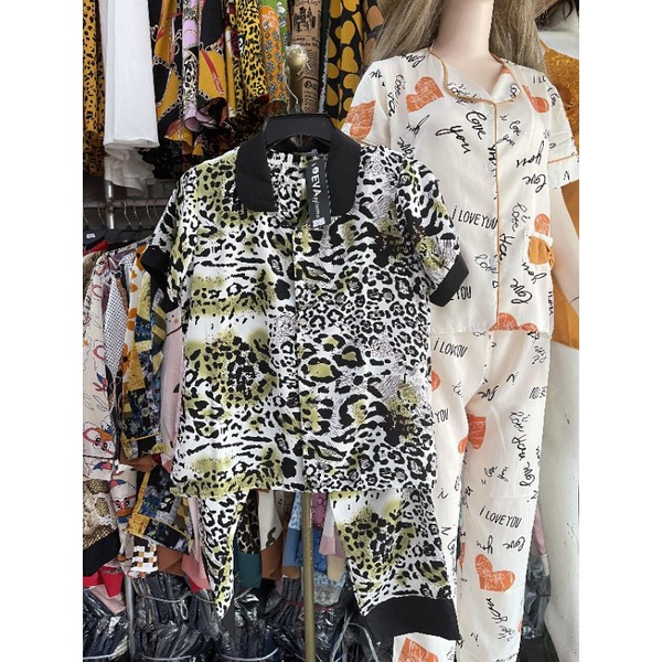 Đồ mặc nhà pijama tay ngắn