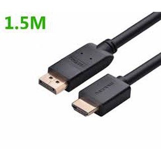 Cáp chuyển đổi displayport sang hdmi 1080p dài 1.5m ugreen 10239 - hàng chính hãng