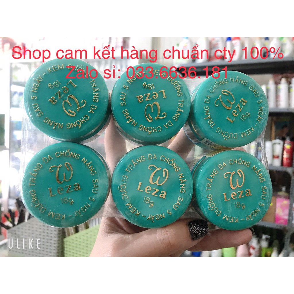 kem WLEZA trắng da-chống nắng 18g  [ chuẩn hàng cty 100%]