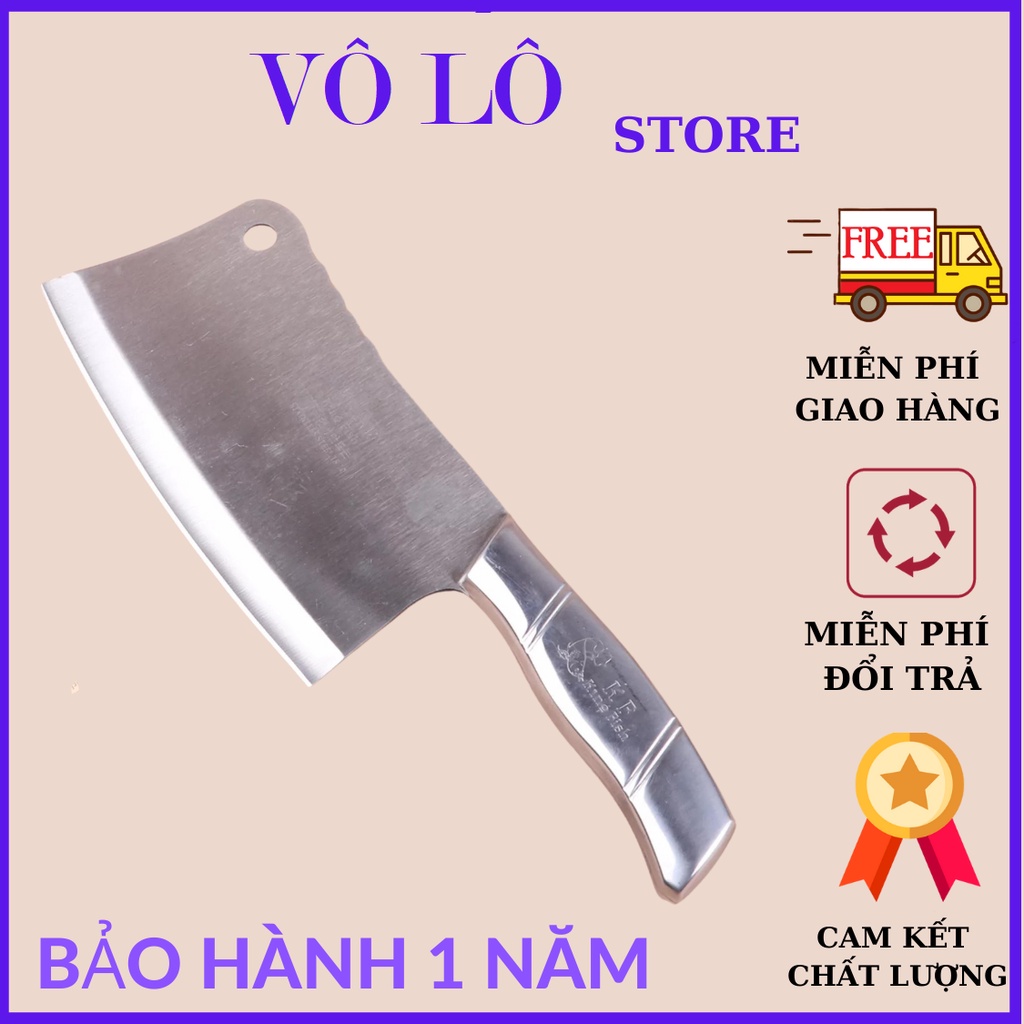 [BẢO HÀNH 1 ĐỔI 1] Dao đại chặt xương cán inox không gỉ siêu bền cao cấp