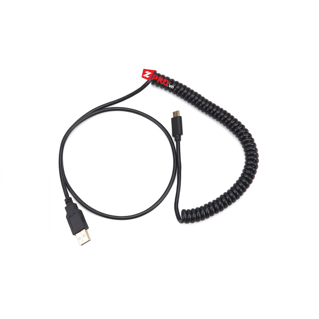 Dây cáp USB Type-C Xoắn Dài Gần 2M