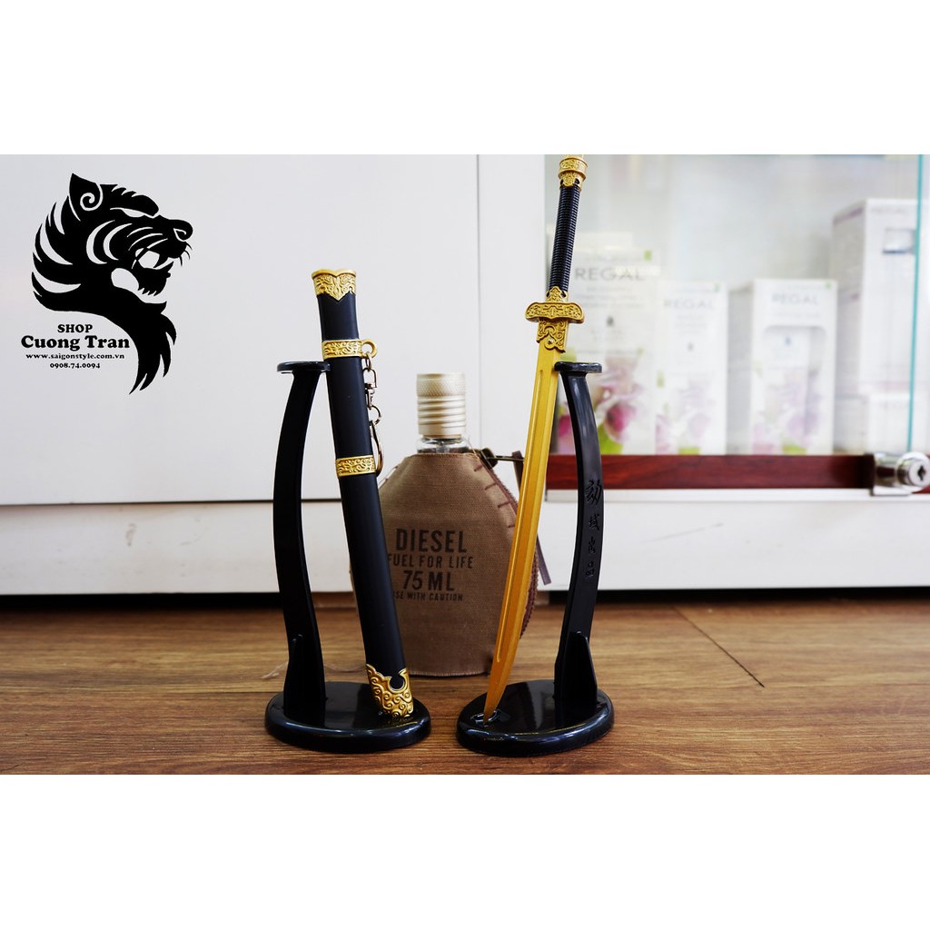 Giá đỡ đứng mô hình móc khóa kiếm