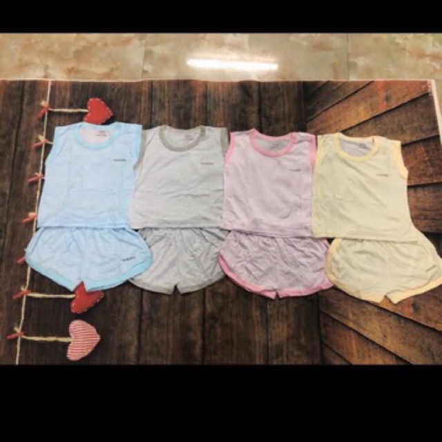 bộ noubaby cotton tre ba lỗ