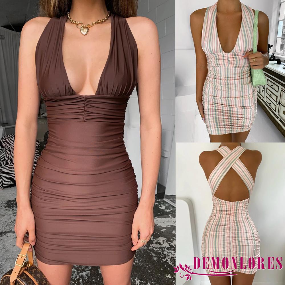 Đầm Dây Ôm Dáng Thời Trang Dành Cho Nữ