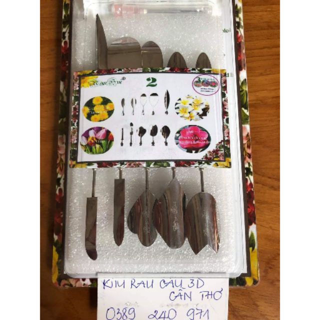 Kim rau câu 3D Ngọc Huệ