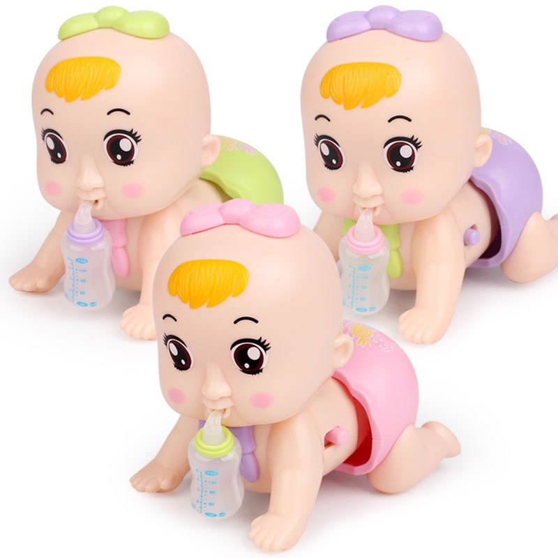 1 búp bê bò sữa có đèn và nhạc cho bé