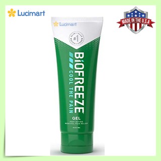 [Hàng Mỹ-Giá Tốt] Dầu lạnh xoa bóp giảm đau nhanh của Mỹ Biofreeze Cool The Pain Gel, tuýp 89ml (hạn dùng: 12/2021)