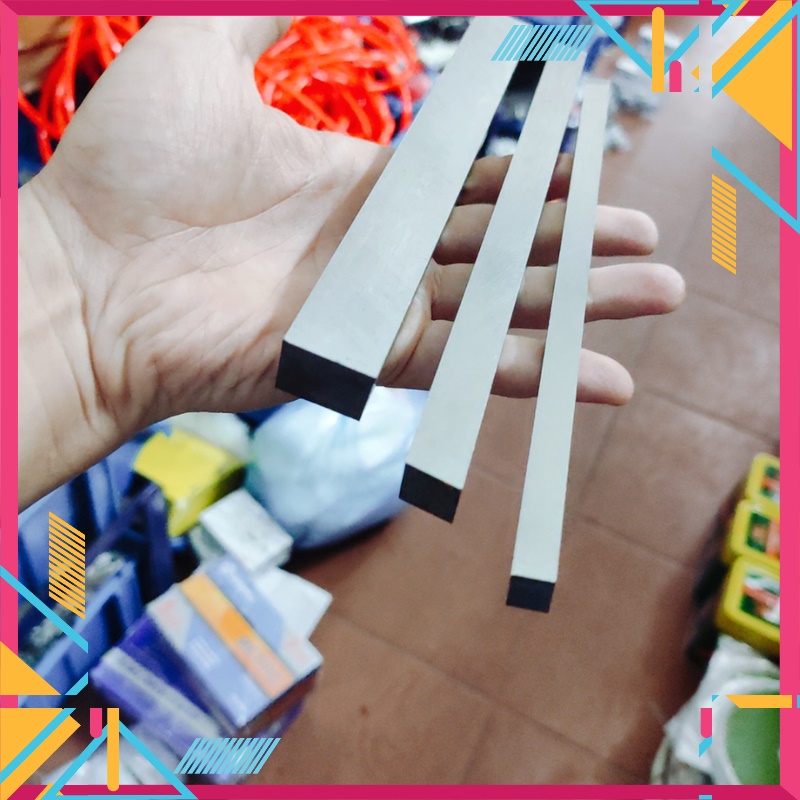 Dao cắt thép gió HSS vuông 10mm, size 10x10x200mm, hàng phổ thông