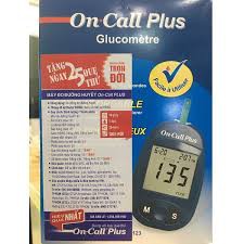 Máy đo đường huyết on call plus ( tặng kèm 25 que )