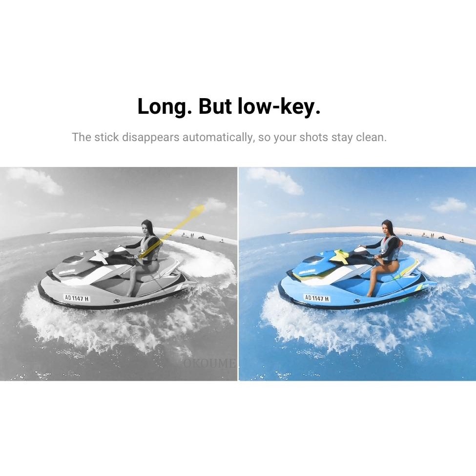 Gậy Tự Sướng 2.9m Bằng Sợi Carbon Cho Insta360 ONE X2 / X3 / ONE RS / ONE R / ONE X 290cm GoPro Insta 360