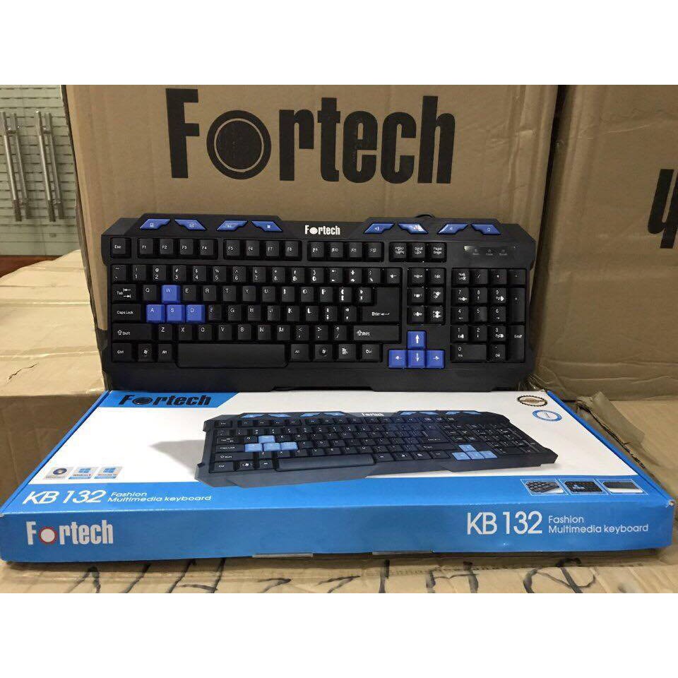 Bàn phím FORTECH K132 chuẩn USB dùng cho văn phòng