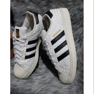 giày adidas super star lưới đan size 42 chính hãng 2 hand độc lạ