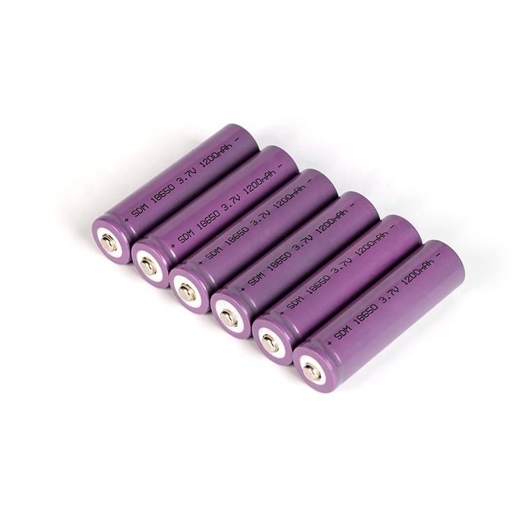 Pin sạc 18650 dung lượng 1200mah 3.7v đúng chuẩn, pin sạc dành cho loa, pin sạc máy nghe nhạc, cell pin 18650 (Tím)