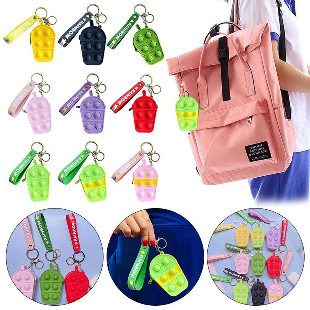 QQMALL Đồ Chơi Bóp Giảm Căng Thẳng Hình Túi Đồng Xu Rodent Pioneer Cho Trẻ Em Người Lớn