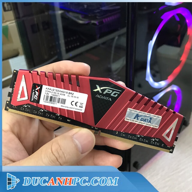 RAM DDR4 4GB ADATA XPG BUS 2400 - Tản Nhiệt Thép - Bảo Hành 3 Tháng
