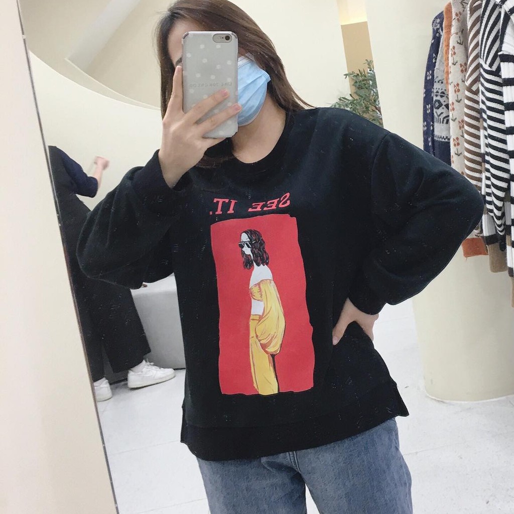 Áo Nỉ dài tay cổ tròn See it Méo Shop