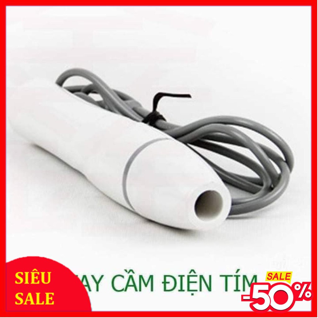 Tay cầm điện tím diệt khuẩn sát trùng sau nặng mụn thay thế