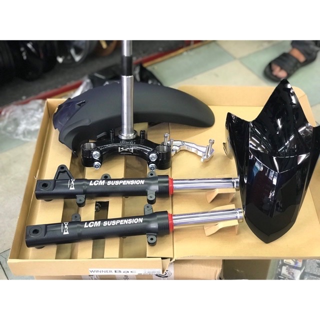 Combo phuộc trước LCM winner cho exciter 150