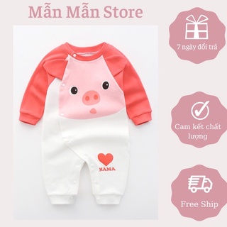 Bộ body liền thân Thu Đông dày dặn cho bé trai bé gái